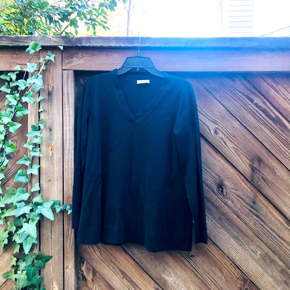 Loft Outlet Black V-Neck Sweater